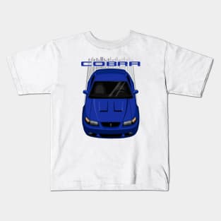 Mustang Cobra Terminator 2003 to 2004 - Blue Kids T-Shirt